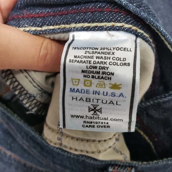 Habitual Deep End Dark Wash Ankle Jeans Sz 25 - Picture 3 of 5